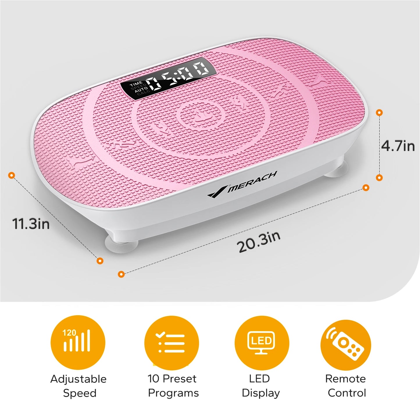 Merach Vibration Plate Exercise Machine For Whole Body Workout And Weight Loss