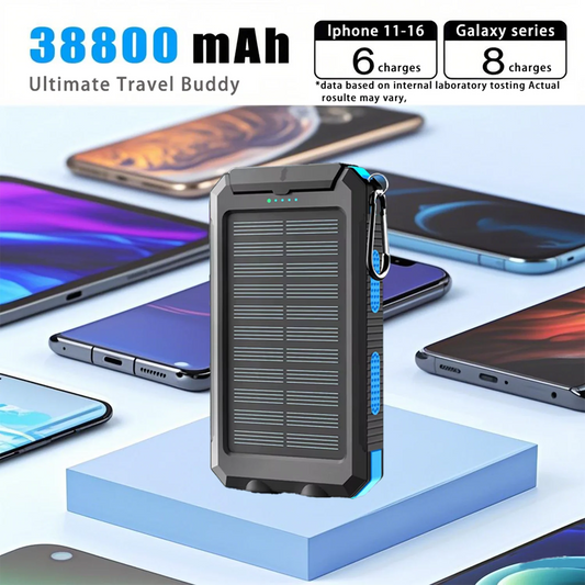 Waterproof Outdoor Solar Travel Power Bank