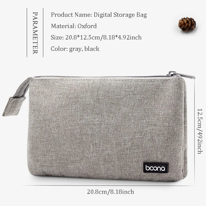 Travel Electronics Organizer Bag