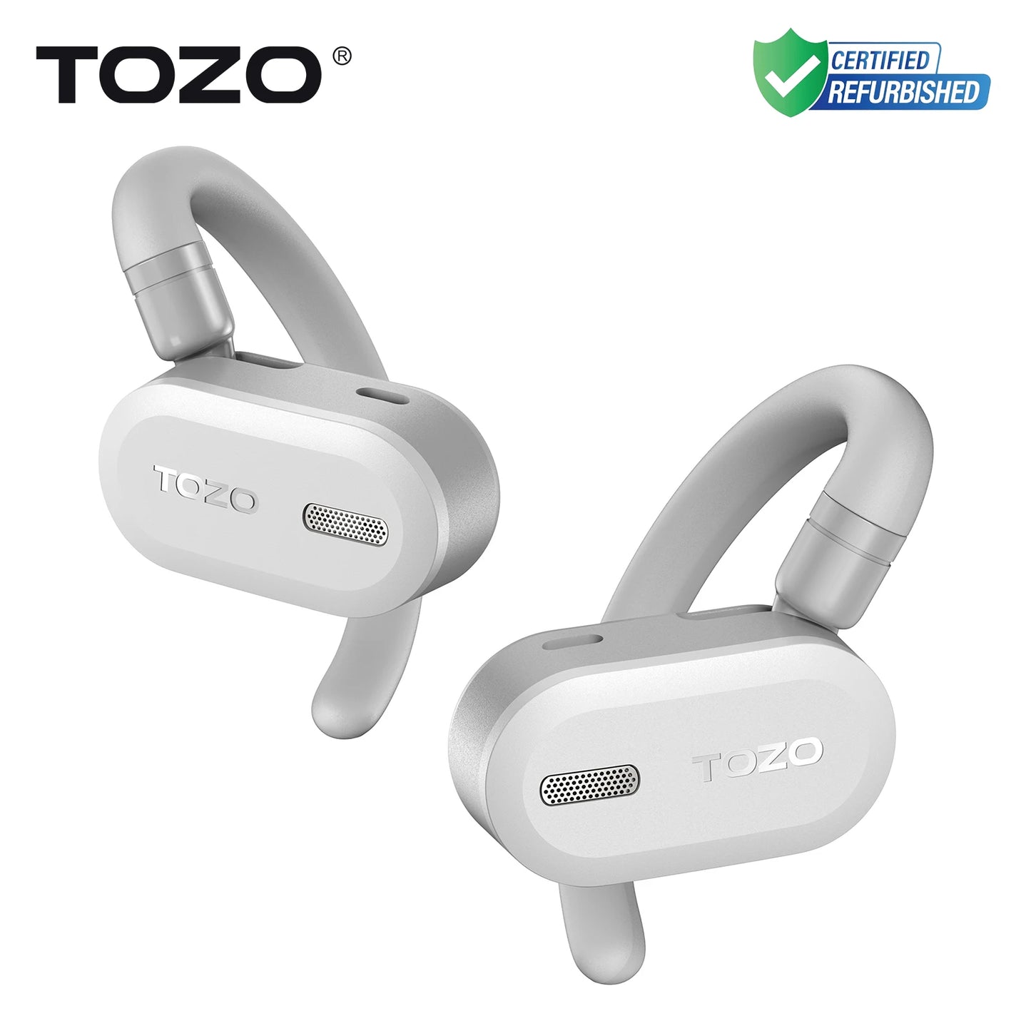 Refurbished TOZO Open Ear Hooks Wireless Headphones
