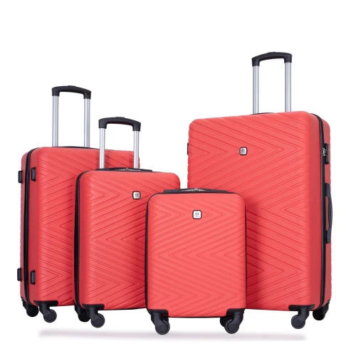 Travelhouse 4 Piece Luggage Set With Spinner Wheels TSA