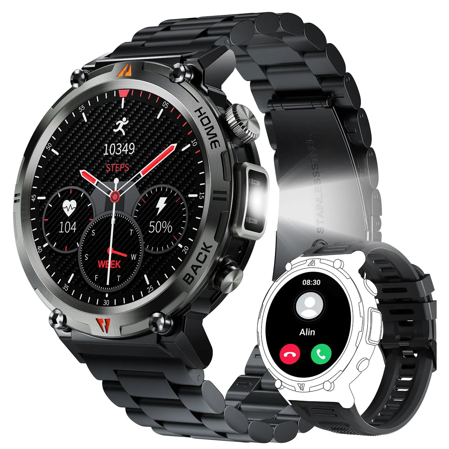 EIGIIS 2024 New KE3 Bluetooth Call Smart Watch