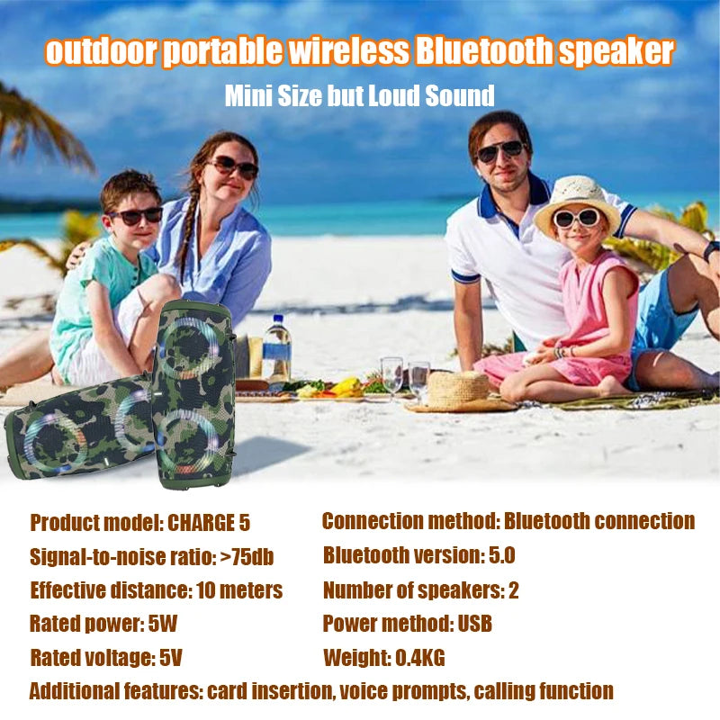 Outdoor Portable Bluetooth Speaker
