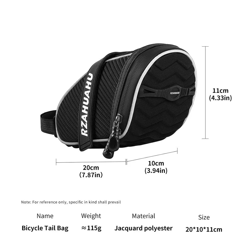 Bike Waterproof Reflective Saddle Bag