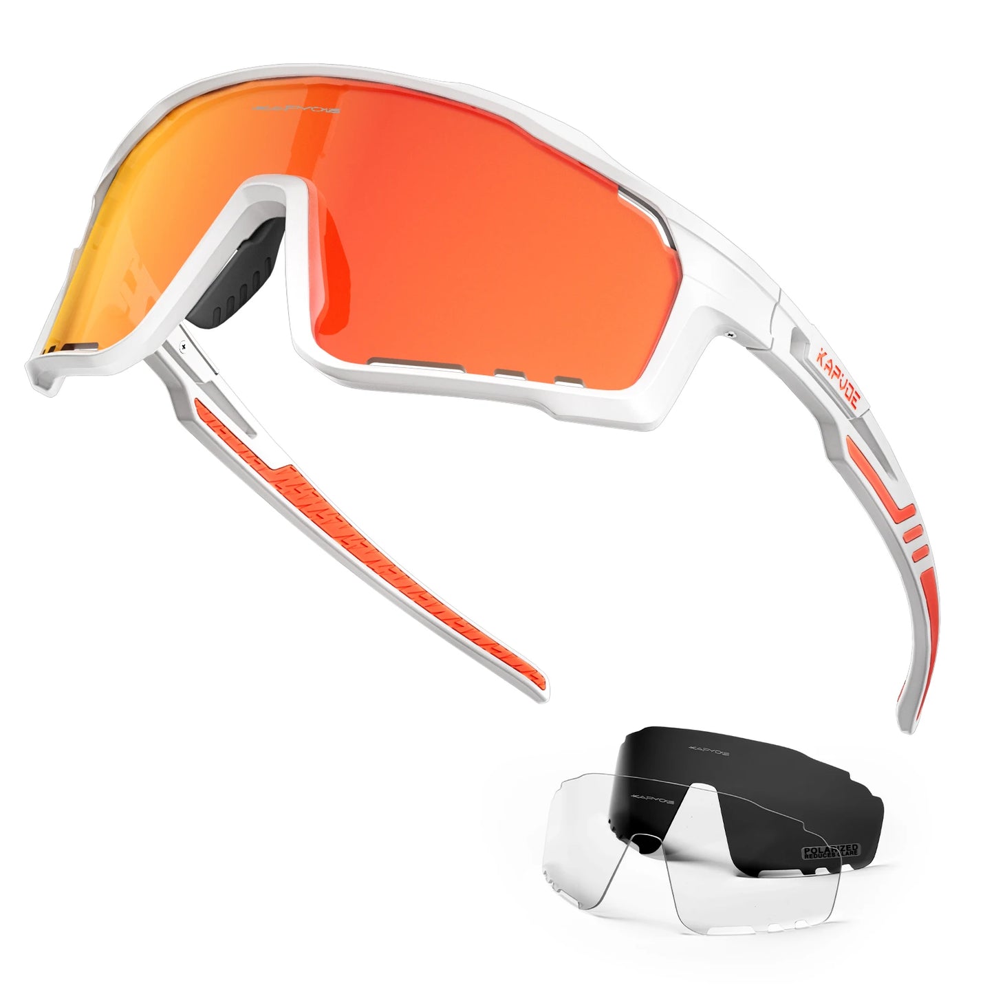 Kapvoe Polarized Cycling, Running Glasses for Men and Women