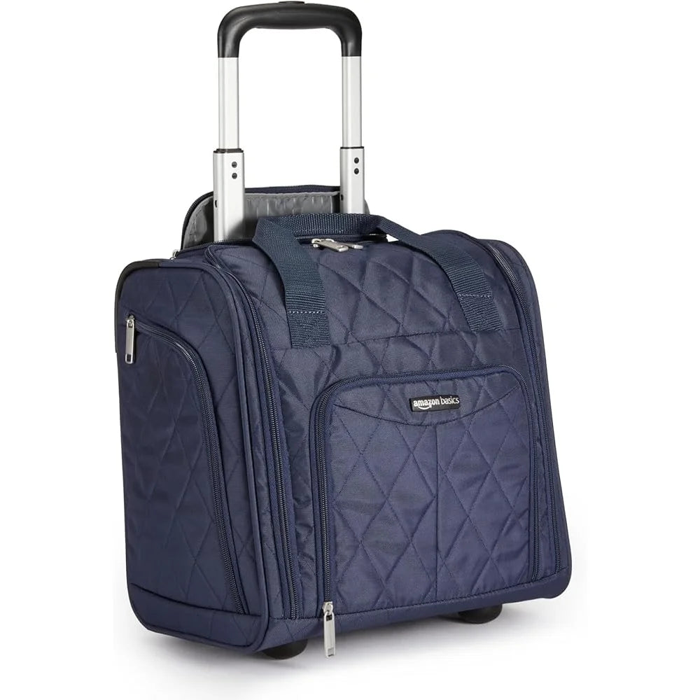Underseat Carry On Luggage Wheel Bag Travel Tote