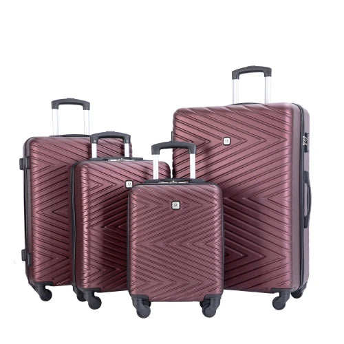 Travelhouse 4 Piece Luggage Set With Spinner Wheels TSA