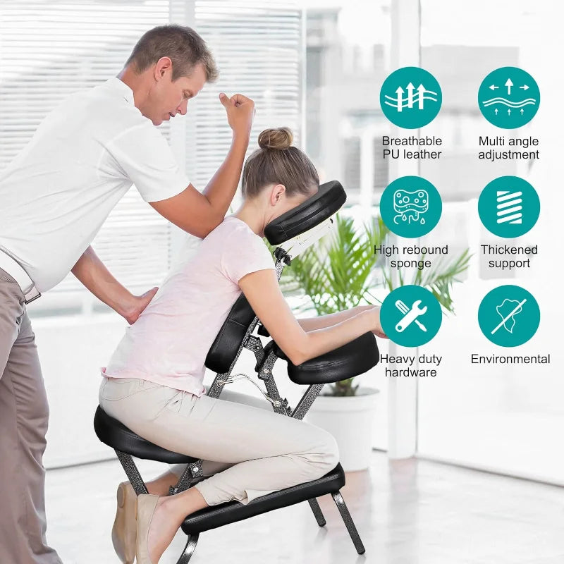 Portable Massage Chair Foldable Therapy Chair