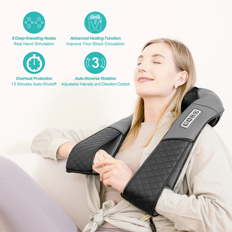 Medcursor Electric Neck, Back Massager Pillow