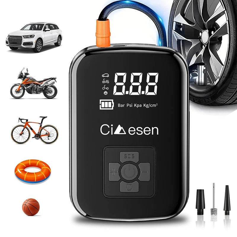 1 Piece Car Portable Electric Wireless Tire Air Pump 150 PSI