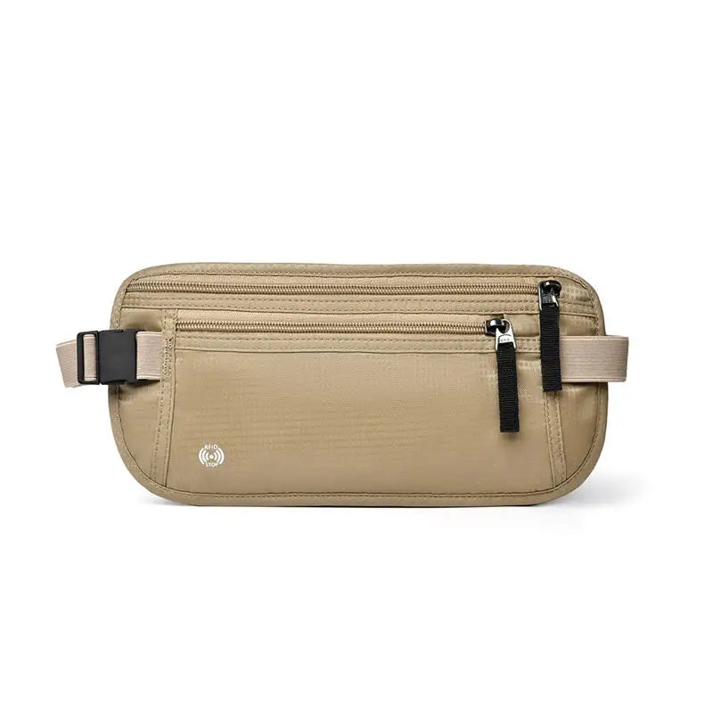 Travel Waist Pouch For Passport Money Belt
