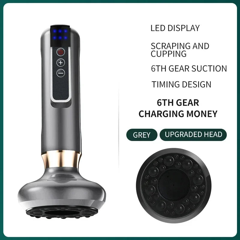 Tricolor Electric Massager Gua Sha