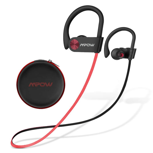 Mpow Flame Earphones IPX7 Waterproof Bluetooth 5.3 Earbuds 12 Hours Playtime And Noise Canceling Microphone For iPhone