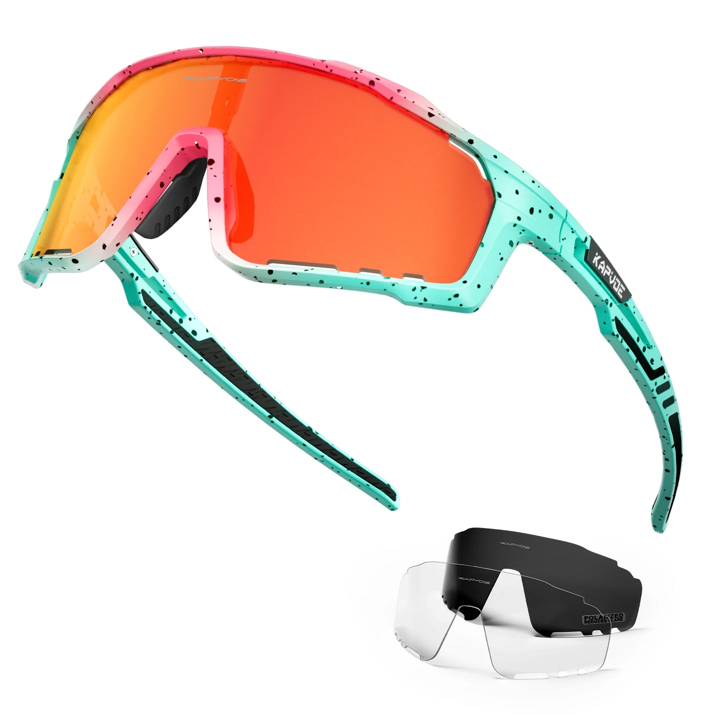 Kapvoe Polarized Cycling, Running Glasses for Men and Women