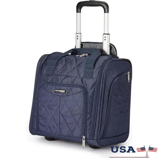 Underseat Carry On Luggage Wheel Bag Travel Tote