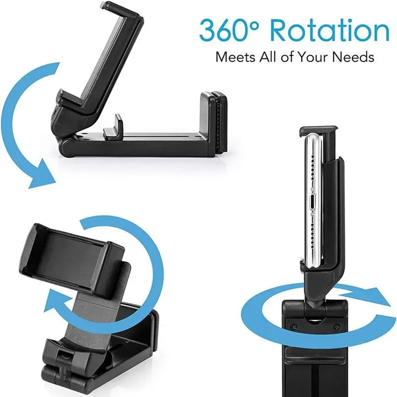 Airplane Phone Holder Stand Portable Travel Mount Rotatable