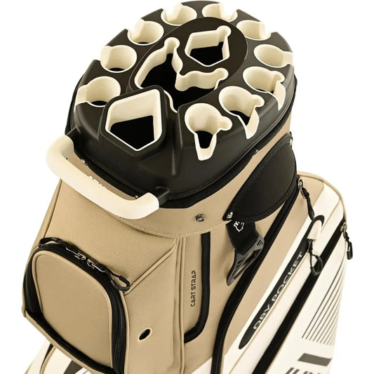 2024 TLock Golf Cart Bag With 14 Way Organizer Divider