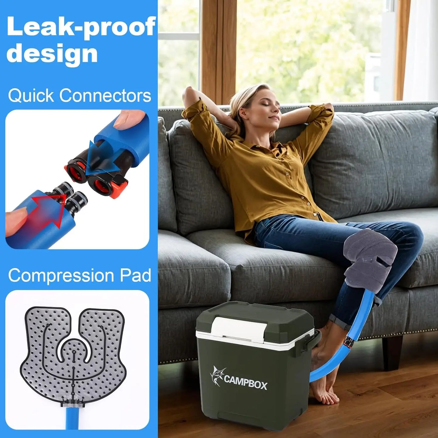 Cold Therapy Machine with Ice Machine for Knee Recovery