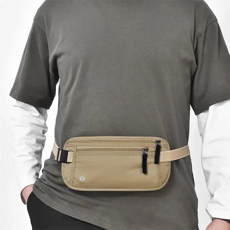 Travel Waist Pouch For Passport Money Belt