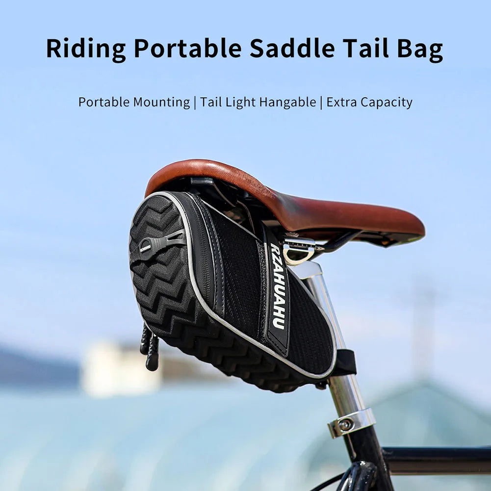 Bike Waterproof Reflective Saddle Bag