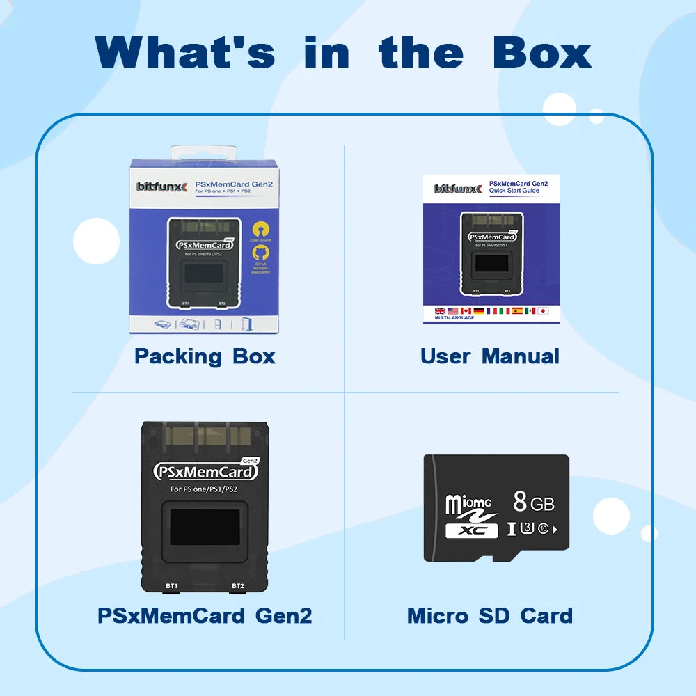 Bitfunx Three Colors Mem Card MicroSD