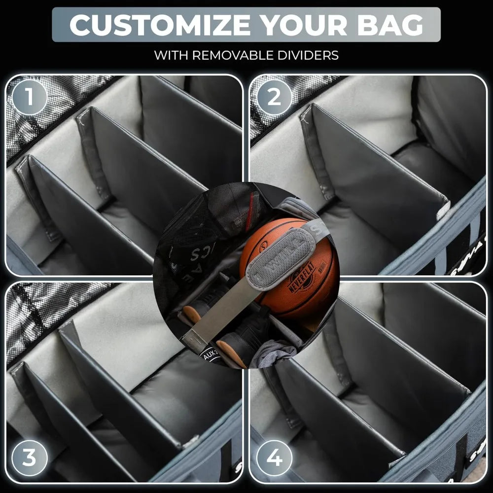 Fitness Duffel Backpack With Side Shoe Compartment