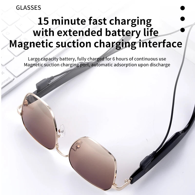 MZ02 Smart Glasses with Bluetooth Speaker