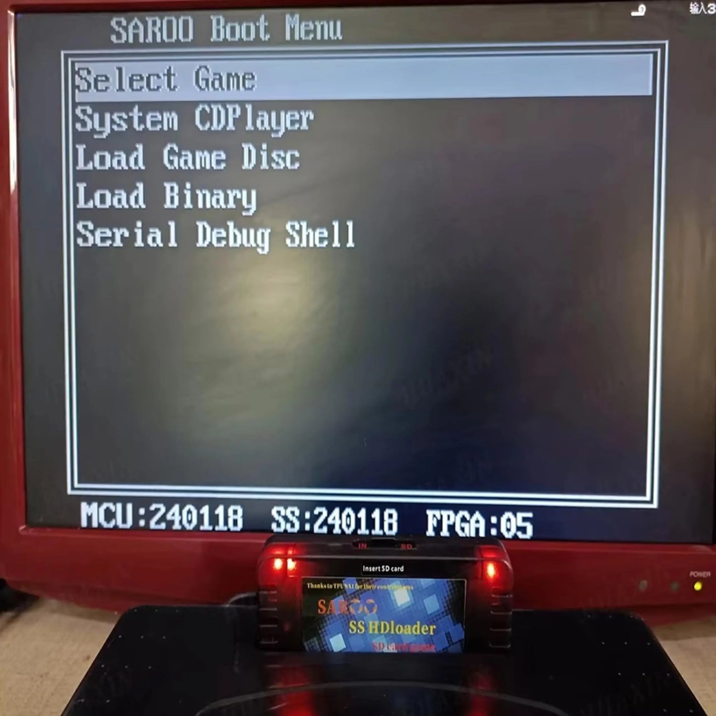 Saroo SS HDloader Game Reader Cartridge
