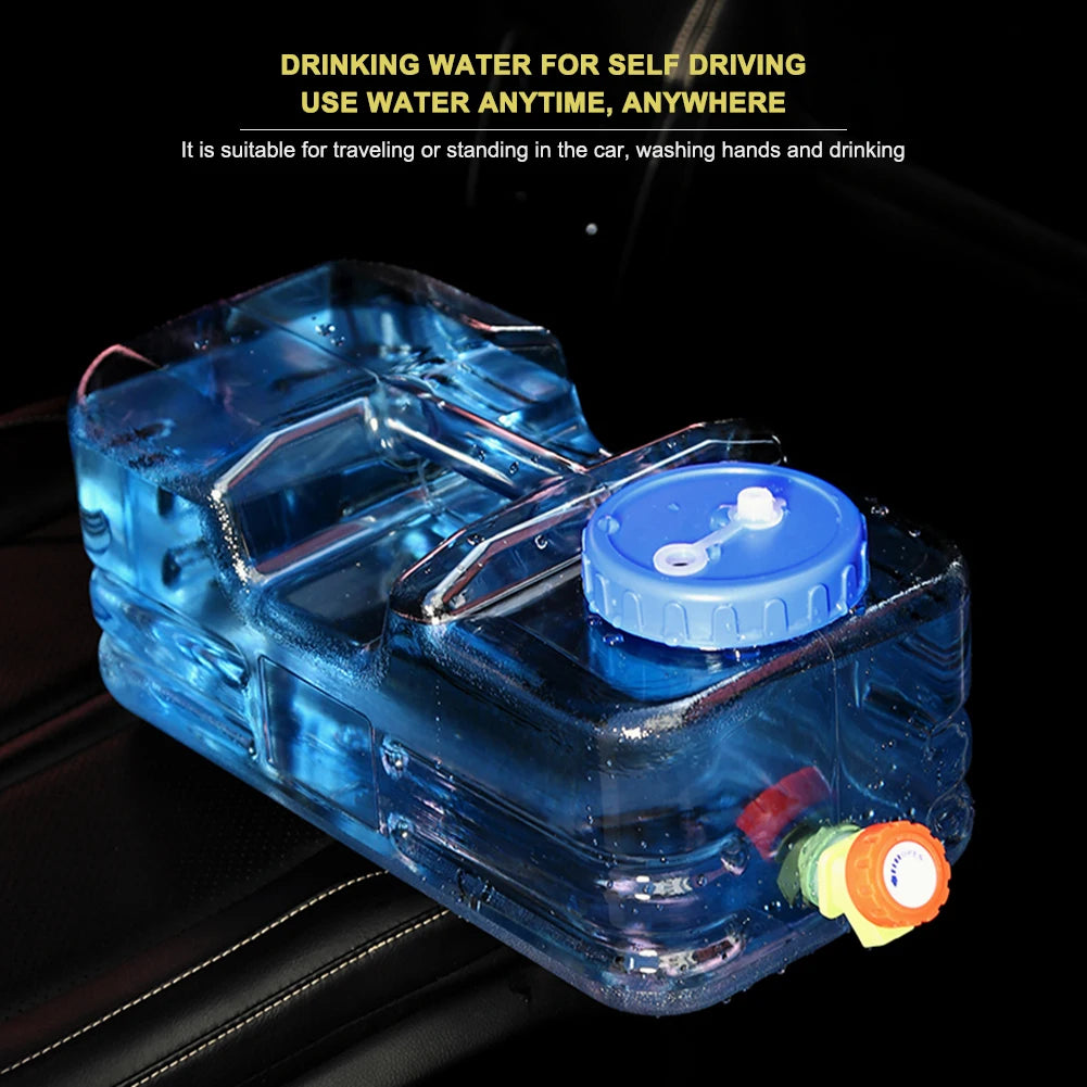 5.5L 10L Driving Water Tank Container PC Outdoor Bucket