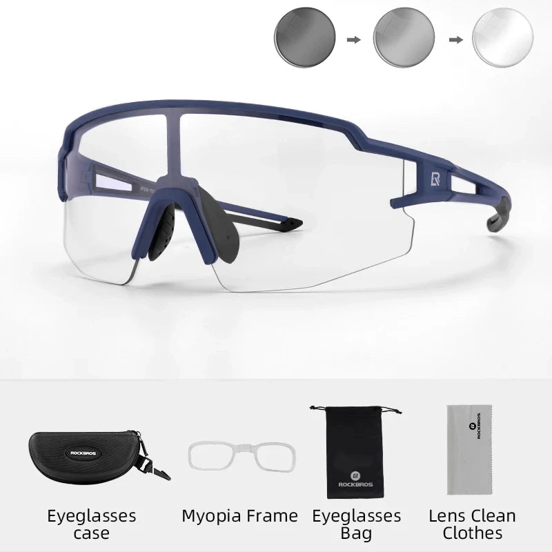 RockBros Photochromic Polarized Cycling Glasses UV400