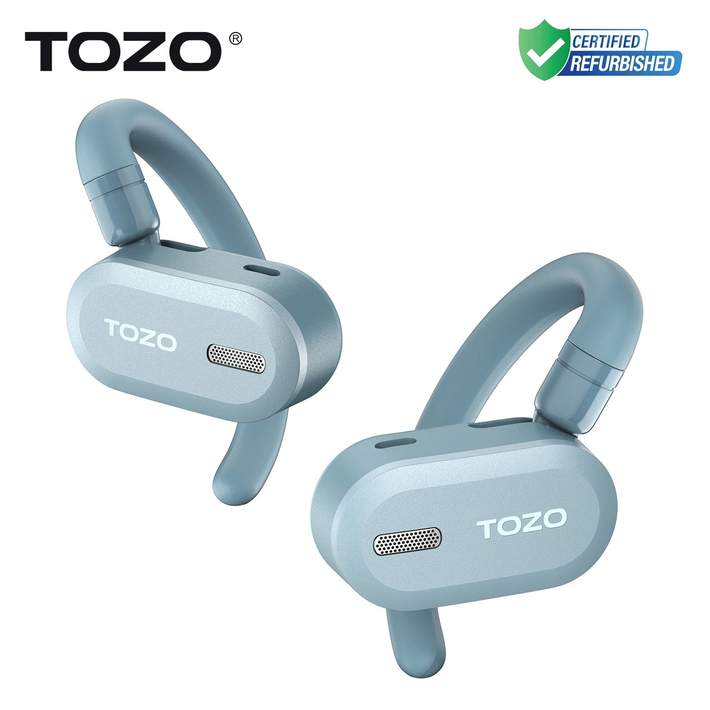 Refurbished TOZO Open Ear Hooks Wireless Headphones