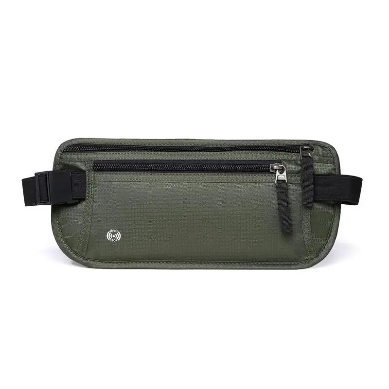 Travel Waist Pouch For Passport Money Belt