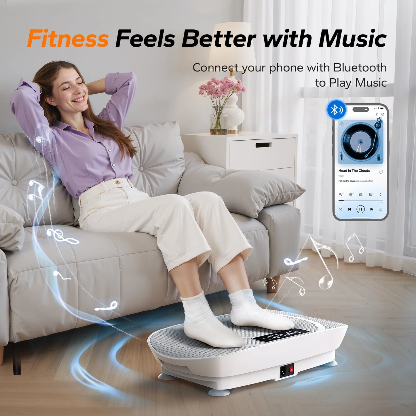 Merach Vibration Plate Exercise Machine For Whole Body Workout And Weight Loss