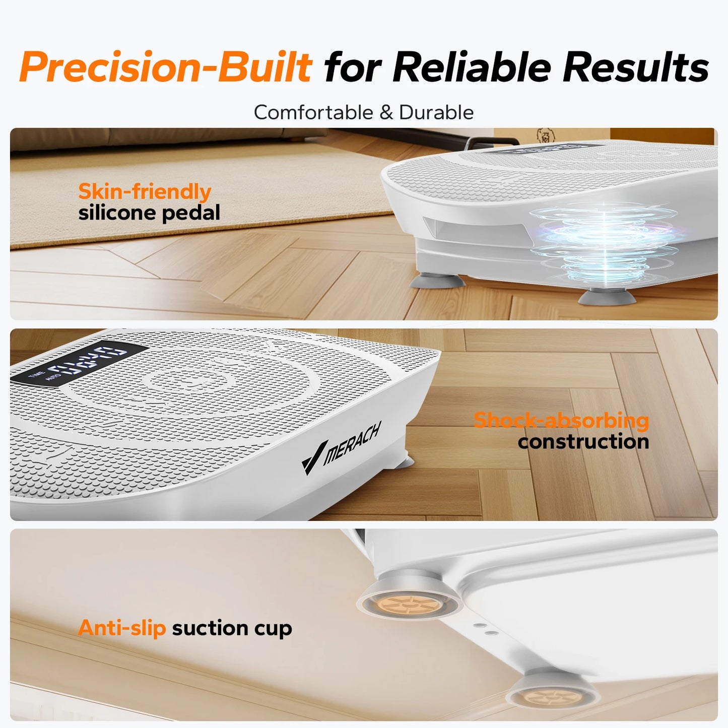 Merach Vibration Plate Exercise Machine For Whole Body Workout And Weight Loss