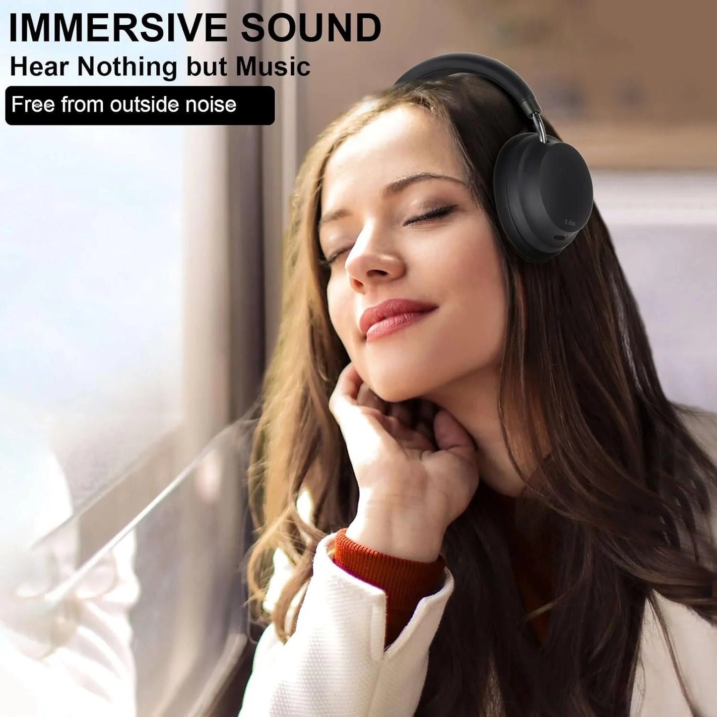 TFun NC45 Bluetooth Active Noise Cancelling Headphones