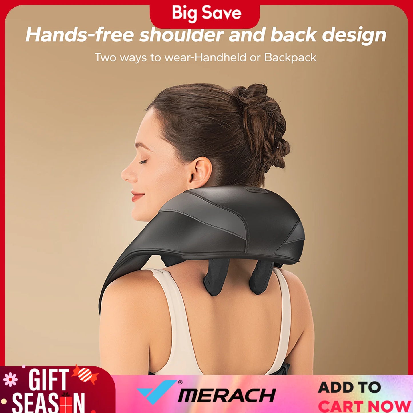 Merach Cordless Neck Massager