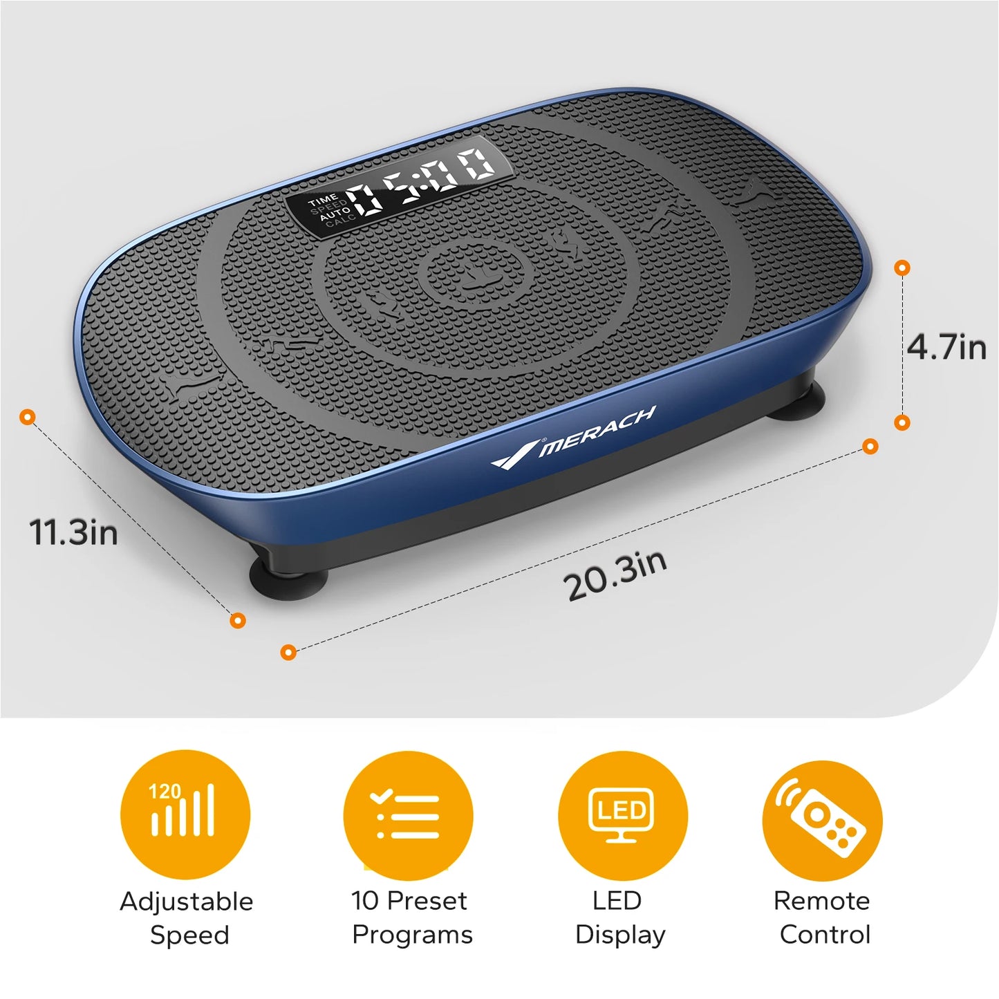 Merach Vibration Plate Exercise Machine For Whole Body Workout And Weight Loss