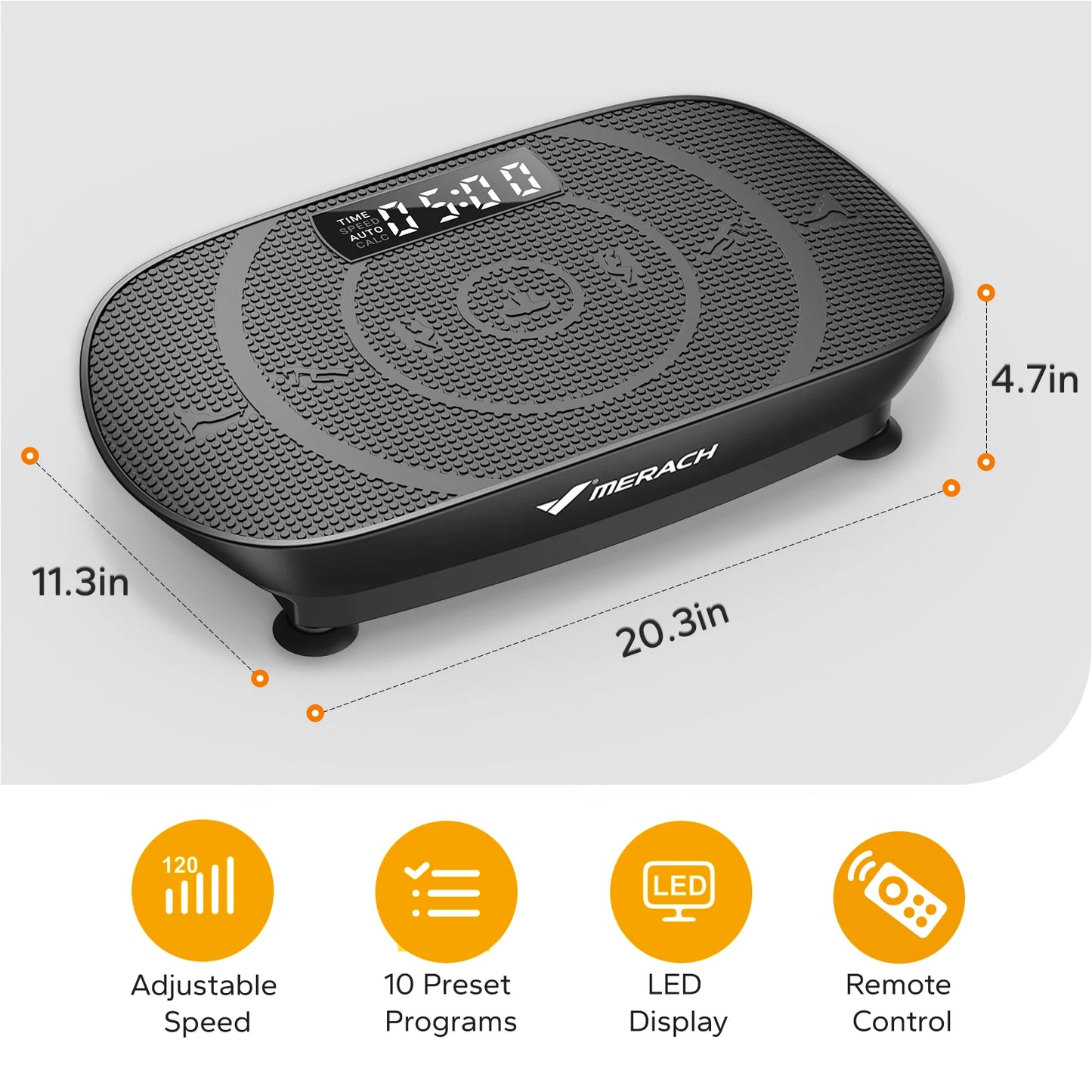 Merach Vibration Plate Exercise Machine For Whole Body Workout And Weight Loss