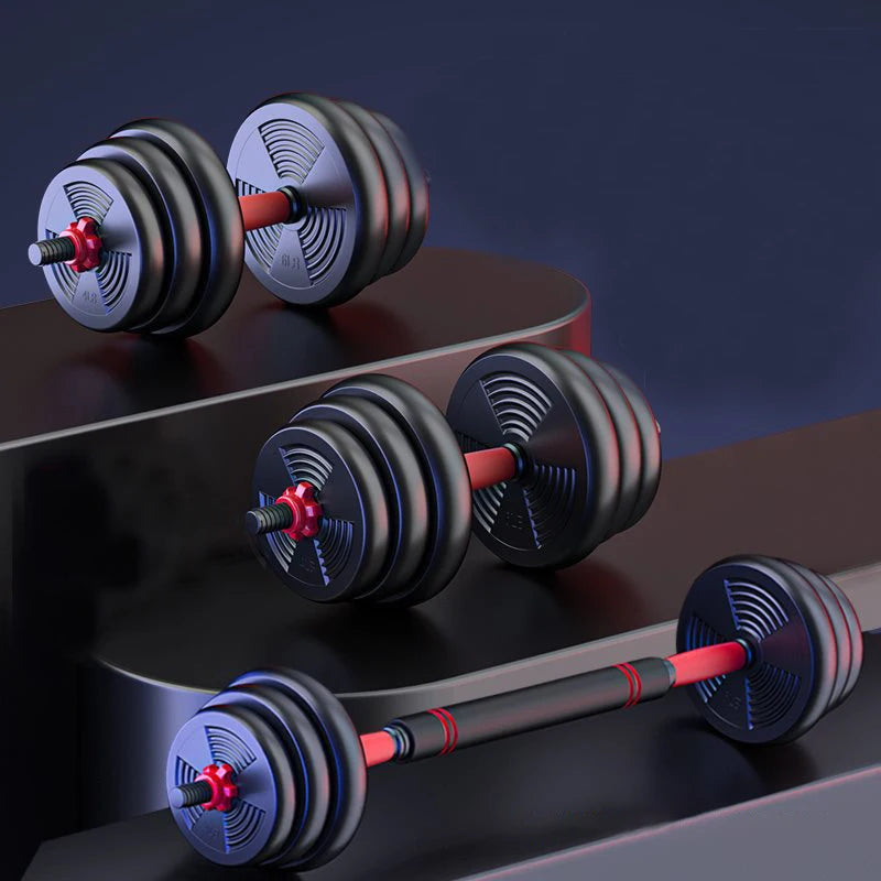 5 To 44 Pounds Adjustable Dumbbell Barbell Set