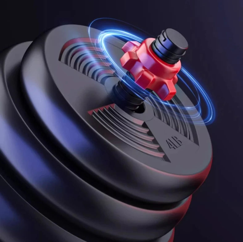 5 To 44 Pounds Adjustable Dumbbell Barbell Set