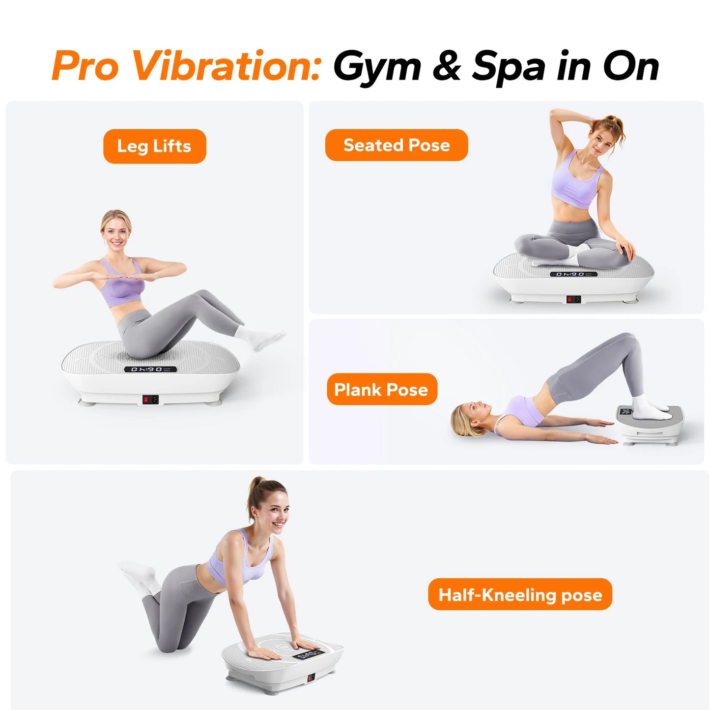 Merach Vibration Plate Exercise Machine For Whole Body Workout And Weight Loss