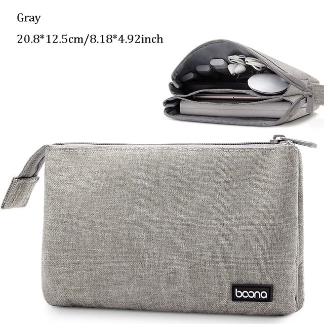 Travel Electronics Organizer Bag