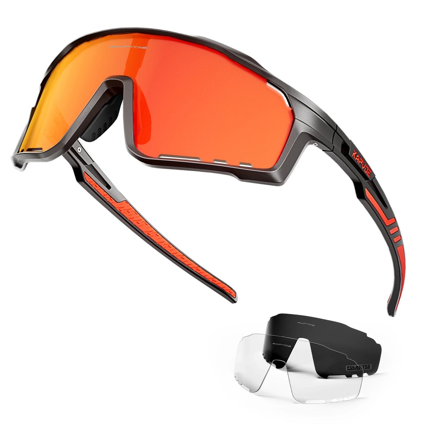 Kapvoe Polarized Cycling, Running Glasses for Men and Women
