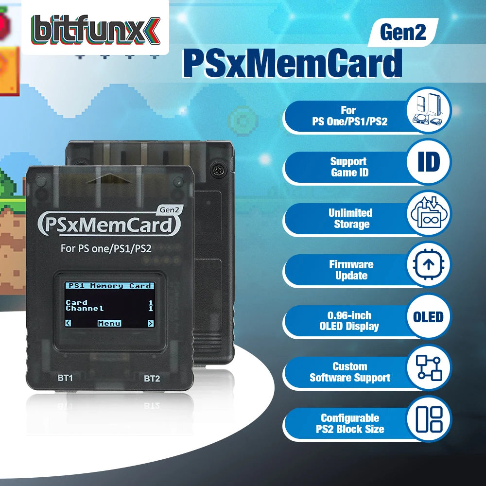 Bitfunx Three Colors Mem Card MicroSD