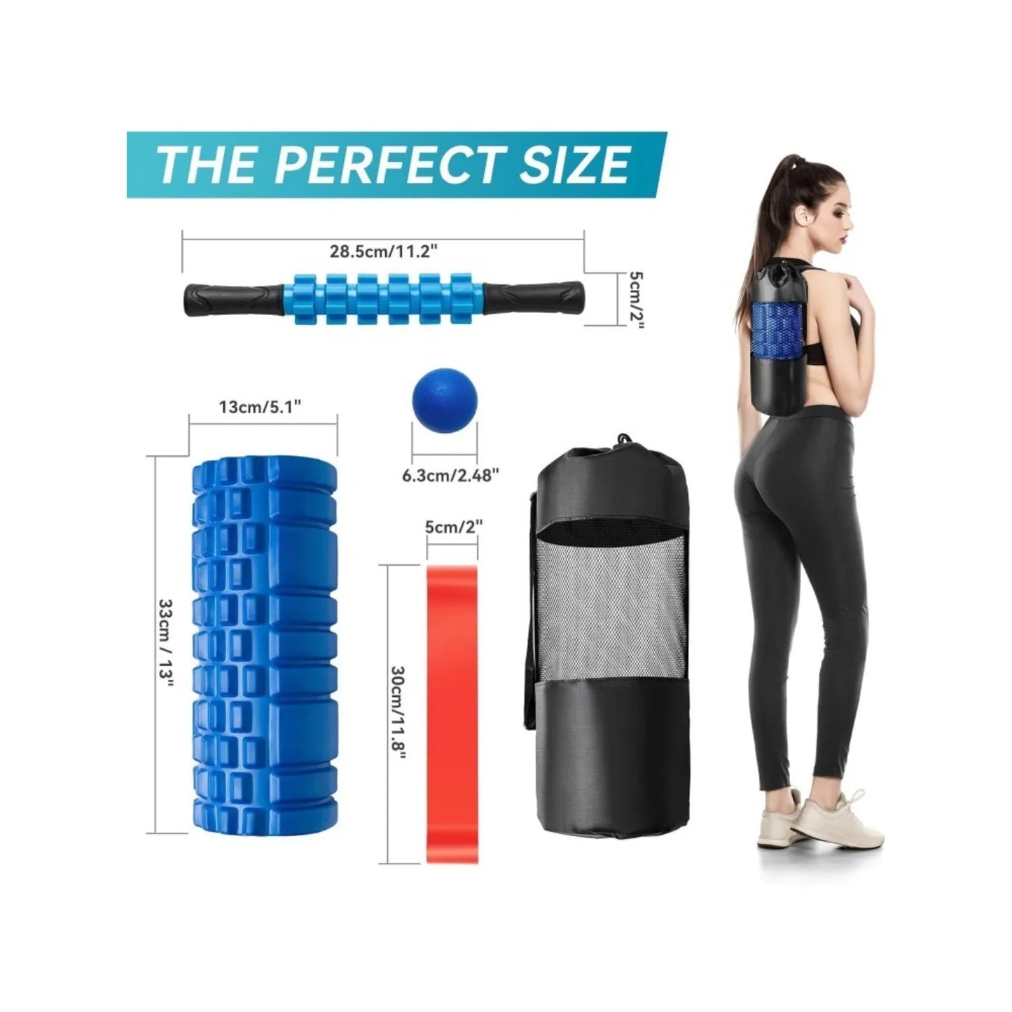 5 In 1 Foam Roller Set