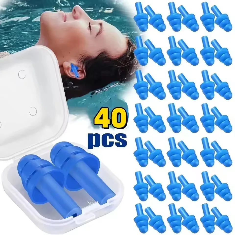 Waterproof Silicone Ear Plugs For Sleep And Swimming Reusable Hearing Protection
