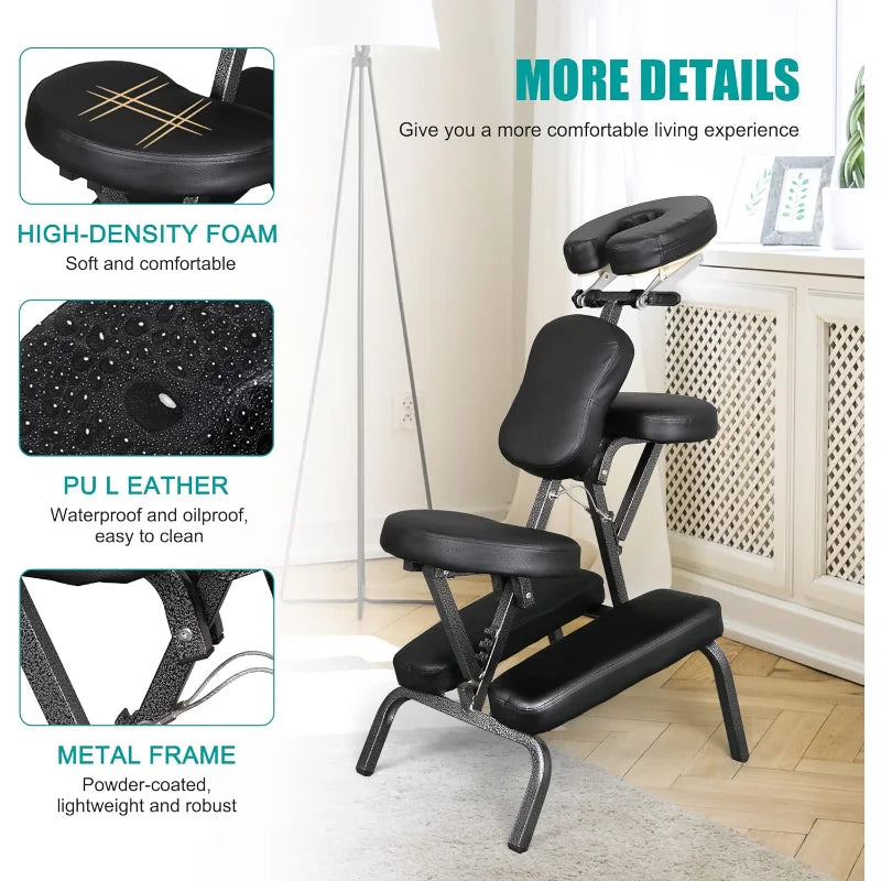 Portable Massage Chair Foldable Therapy Chair