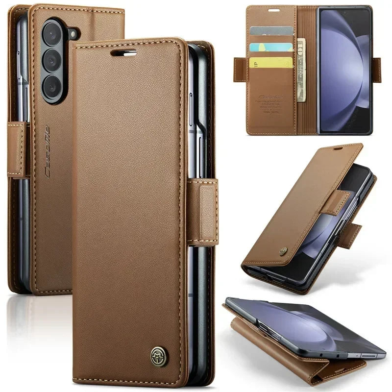 Luxury Magnetic Wallet Phone Case