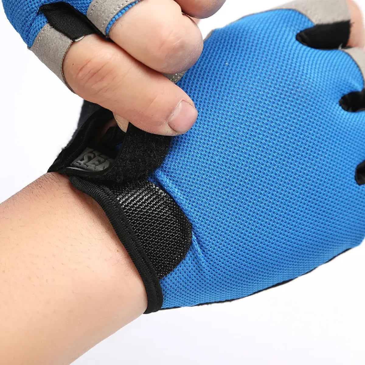 Fingerless Fitness Gloves for Weightlifting Gym and Cycling