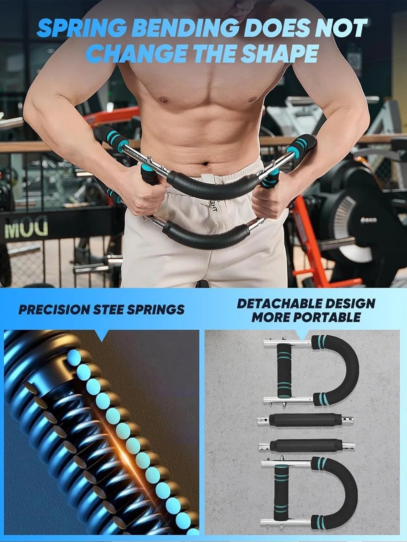 The Ultimate Arm Trainer Adjustable Chest Expander Arm Exerciser